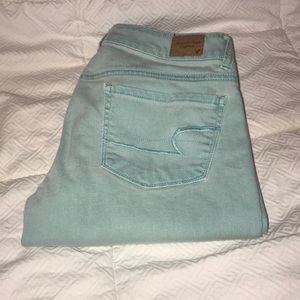 Mint AE skinny jeans